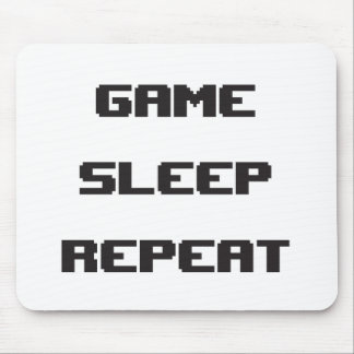 Game Sleep Repeat Mouspad Mouse Mat
