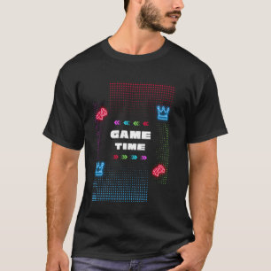 Game Time Enthusiast, Gamer Gift, Game Night Fun T-Shirt