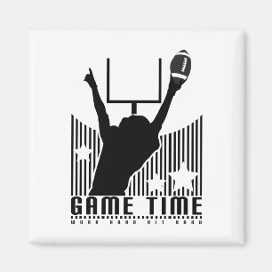 Game Time - Football Magnet