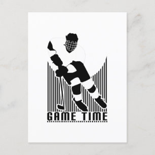 Game Time - Hockey  Postcard