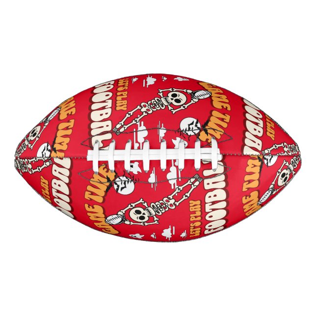 Game Time Let's Play Football Halloween Funny American Football (Front)