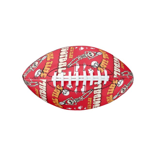 Game Time Let's Play Football Halloween Funny American Football (Front)