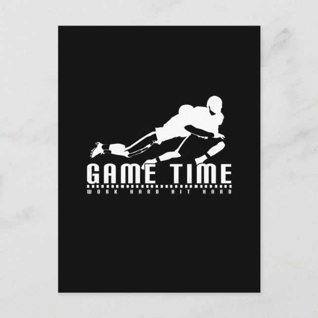 Game Time - Tackle Postcard (Front)