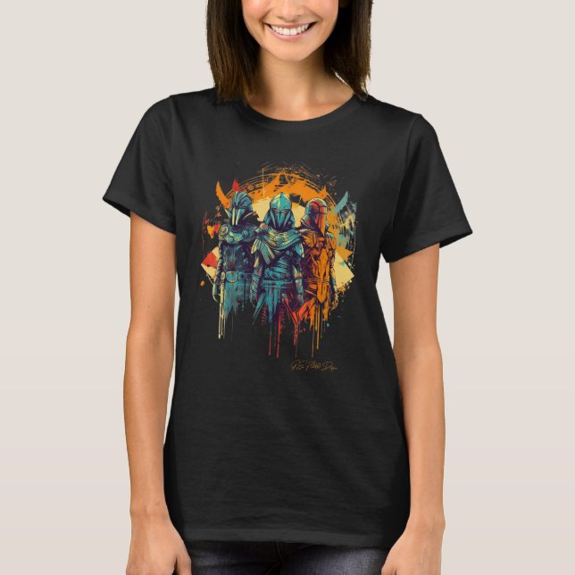 Game Travelers AI Designed Gamer Graphics Gaming S T-Shirt (Front)