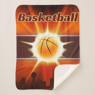 Game-Winning Basketball Energy Of The Court MVP Sherpa Blanket