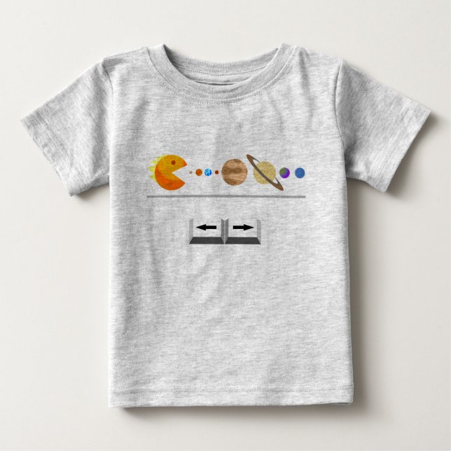 Game with planets funny T-Shirt (Front)