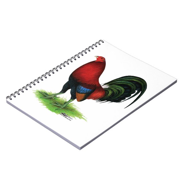 Gamecock:  Dark Red Notebook (Left Side)