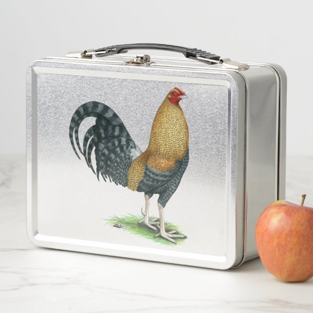 Gamecock:  Dom or Crele Metal Lunch Box (In Situ)