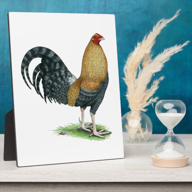 Gamecock:  Dom or Crele Plaque (Side)