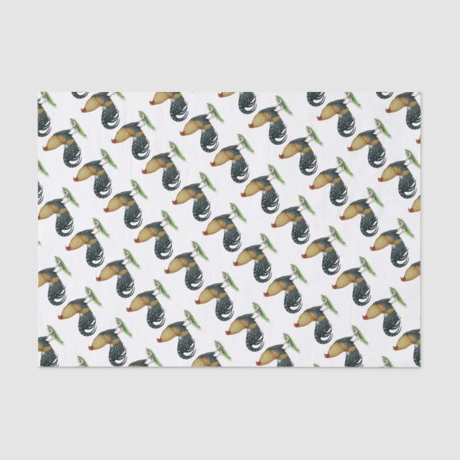 Gamecock:  Dom or Crele Tissue Paper (Front)