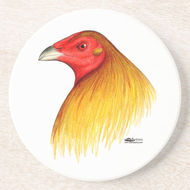 Gamecock Dubbed Coaster (Front)