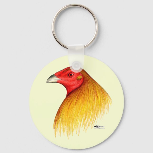Gamecock Dubbed Key Ring (Front)