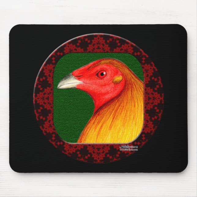 Gamecock Framed Mouse Mat (Front)