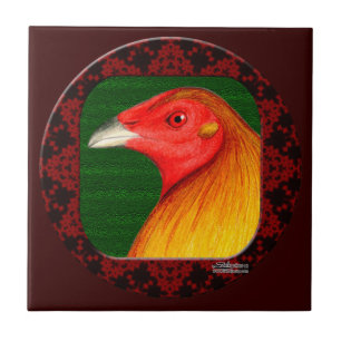 Gamecock Framed Tile
