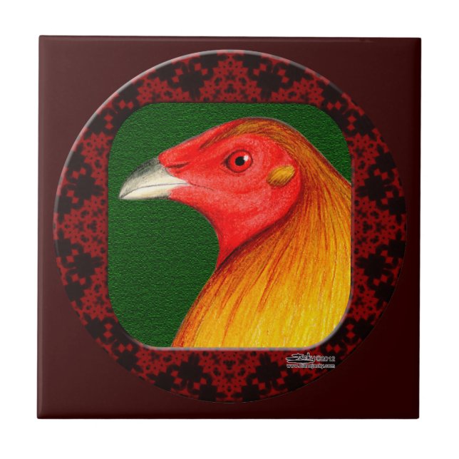 Gamecock Framed Tile (Front)