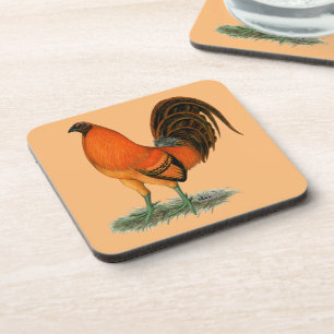 Gamecock Ginger Red Rooster Coaster