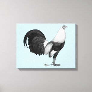 Gamecock Grey Duckwing Canvas Print