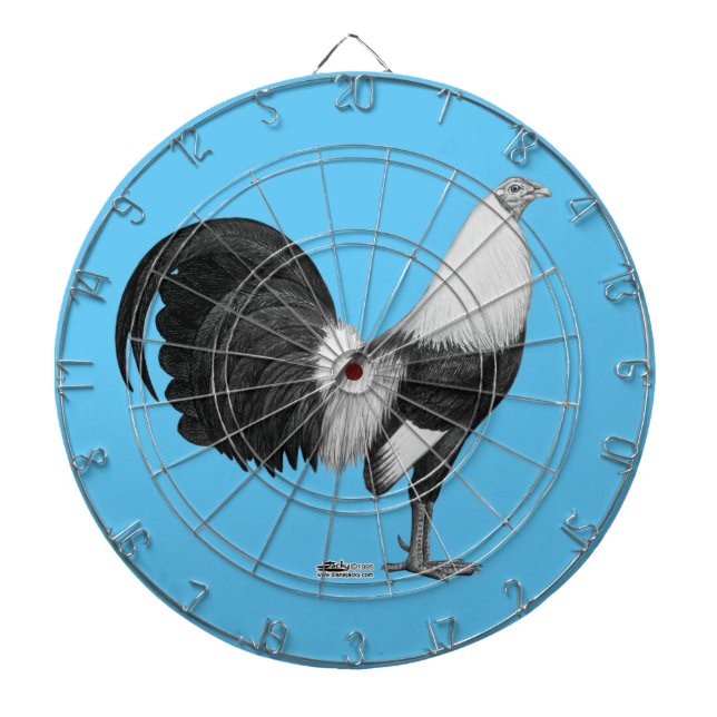 Gamecock Grey Duckwing Dartboard (Front)