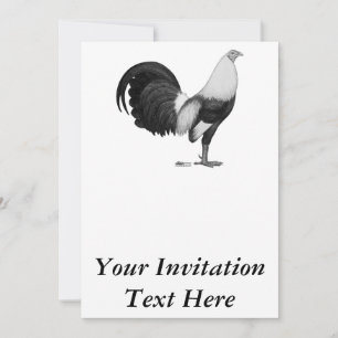 Gamecock Grey Duckwing Invitation