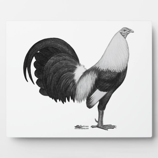 Gamecock Grey Duckwing Plaque (Front)