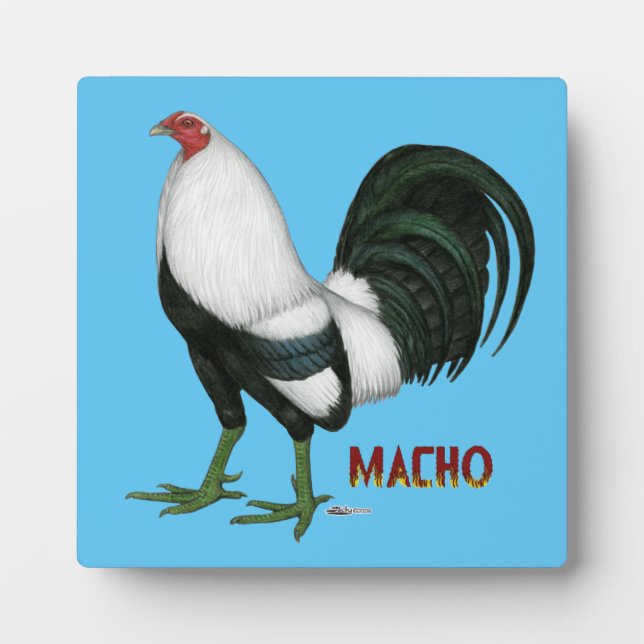 Gamecock Macho Duckwing Plaque (Front)
