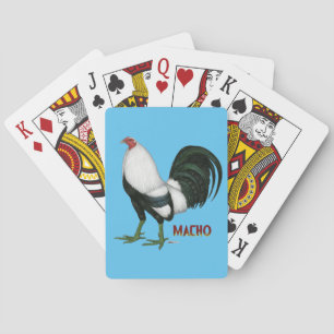 Gamecock Macho Duckwing Playing Cards