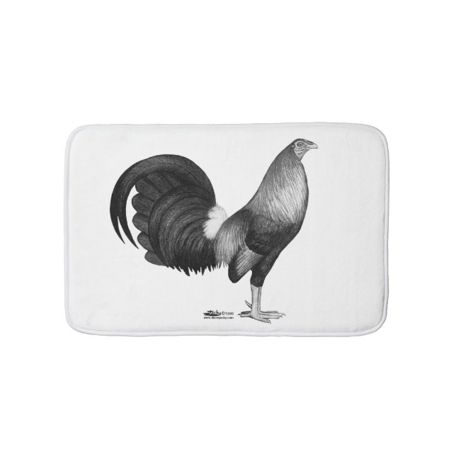 Gamecock Red Hatch Bath Mat (Front)