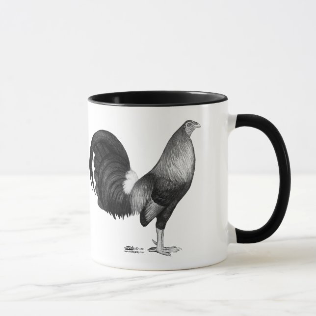 Gamecock Red Hatch Mug (Right)