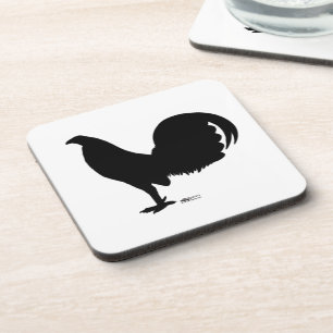 Gamecock Rooster Silhouette Coaster