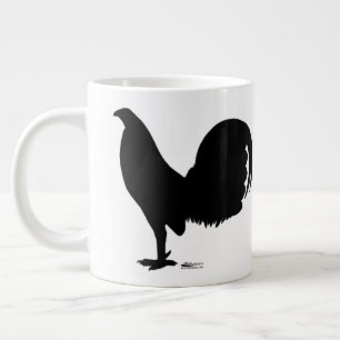 Gamecock Rooster Silhouette Large Coffee Mug