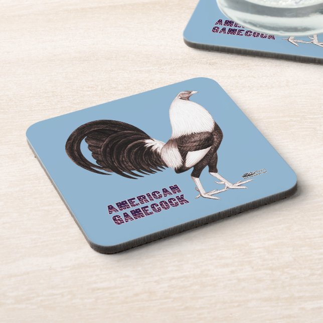 Gamecock Sepia Coaster (Left Side)