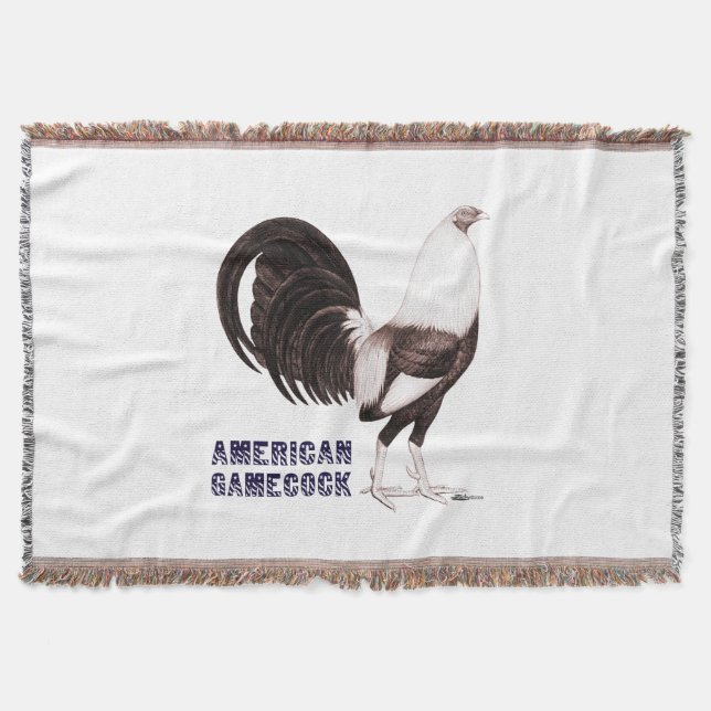 Gamecock Sepia Throw Blanket (Front)