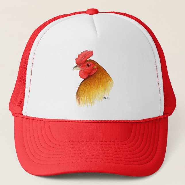 Gamecock Stag Pea Comb Trucker Hat (Front)