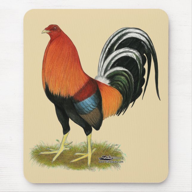 Gamecock Wheaten Rooster Mouse Mat (Front)