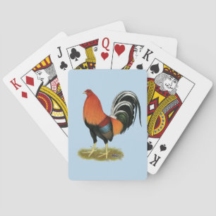 Gamecock Wheaten Rooster Playing Cards