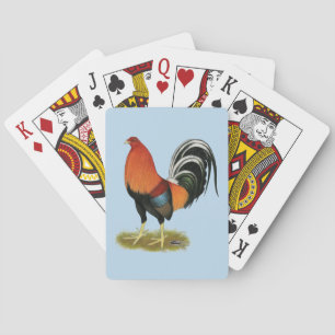 Gamecock Wheaten Rooster Playing Cards