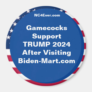 Gamecocks Support TRUMP 2024 After Fridge Magnet
