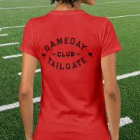 Gameday Tailgate Club Custom Year Red Football