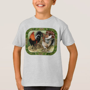 Gamefowl On the Farm T-Shirt