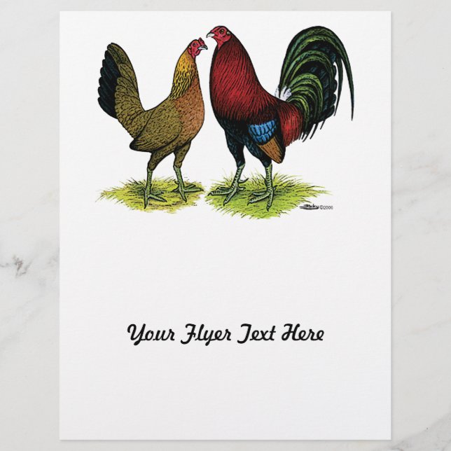 Gamefowl Pair Flyer (Front)