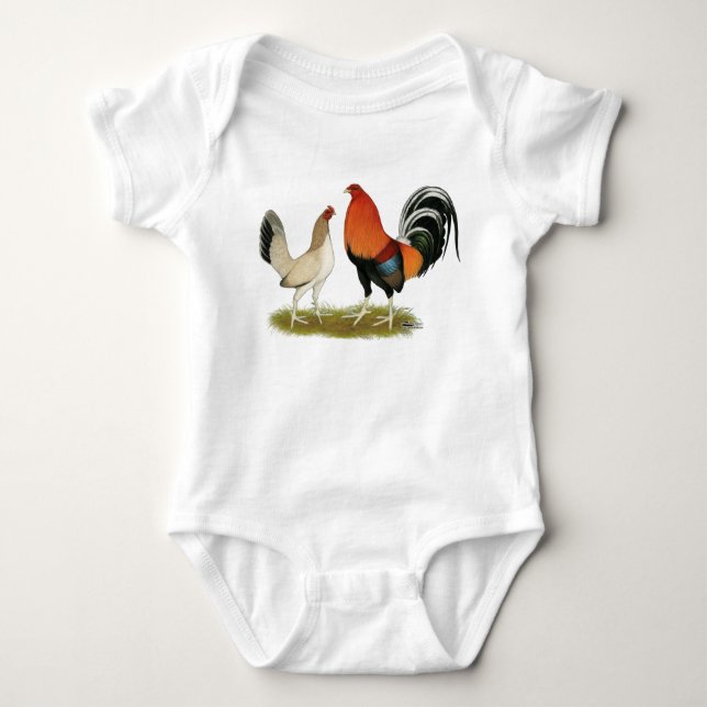 Gamefowl Wheatens Baby Bodysuit (Front)