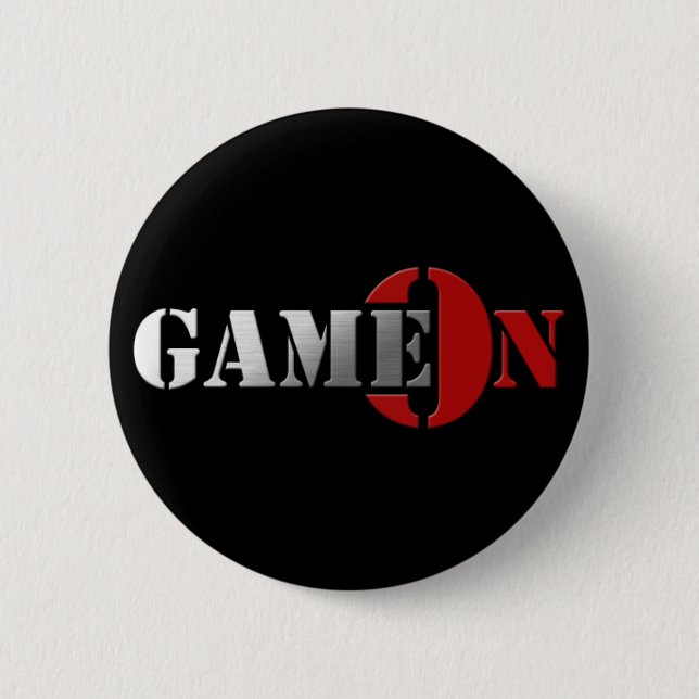 GameOn Netowrk Logo 6 Cm Round Badge (Front)