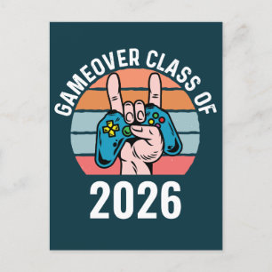 Gameover Class of 2026 Postcard