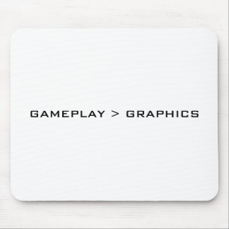 Gameplay > Graphics. Black White. Mouse Mat