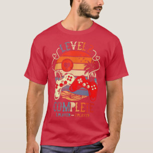 Gamer 2nd Wedding Anniversary Level 2 Complete Gam T-Shirt