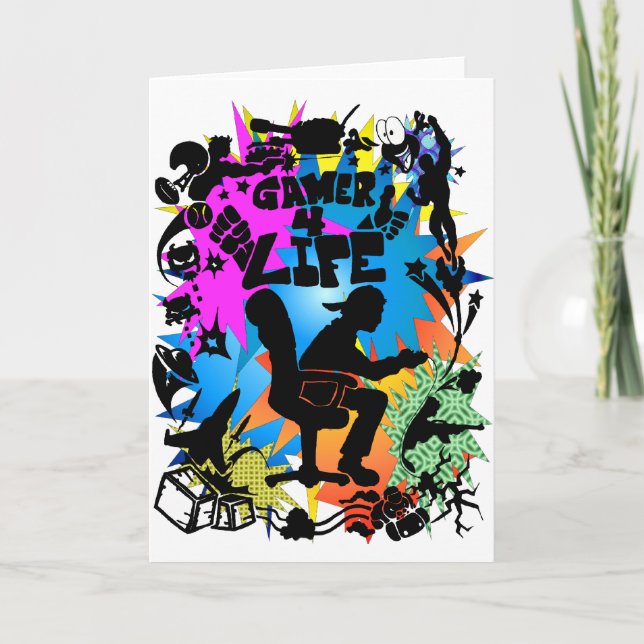 Gamer 4 Life Card (Front)