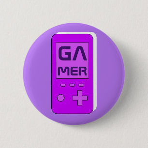 Gamer 6 Cm Round Badge