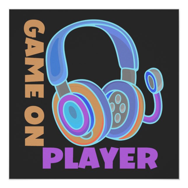 GAMER 6-GAME ON PLAYER POSTER (Front)