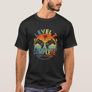 Gamer 7Th Wedding Anniversary Level 7 Complete Ann T-Shirt