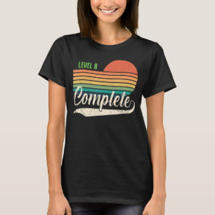 Gamer 8th Wedding Anniversary Level 8 Complete Ann T-Shirt